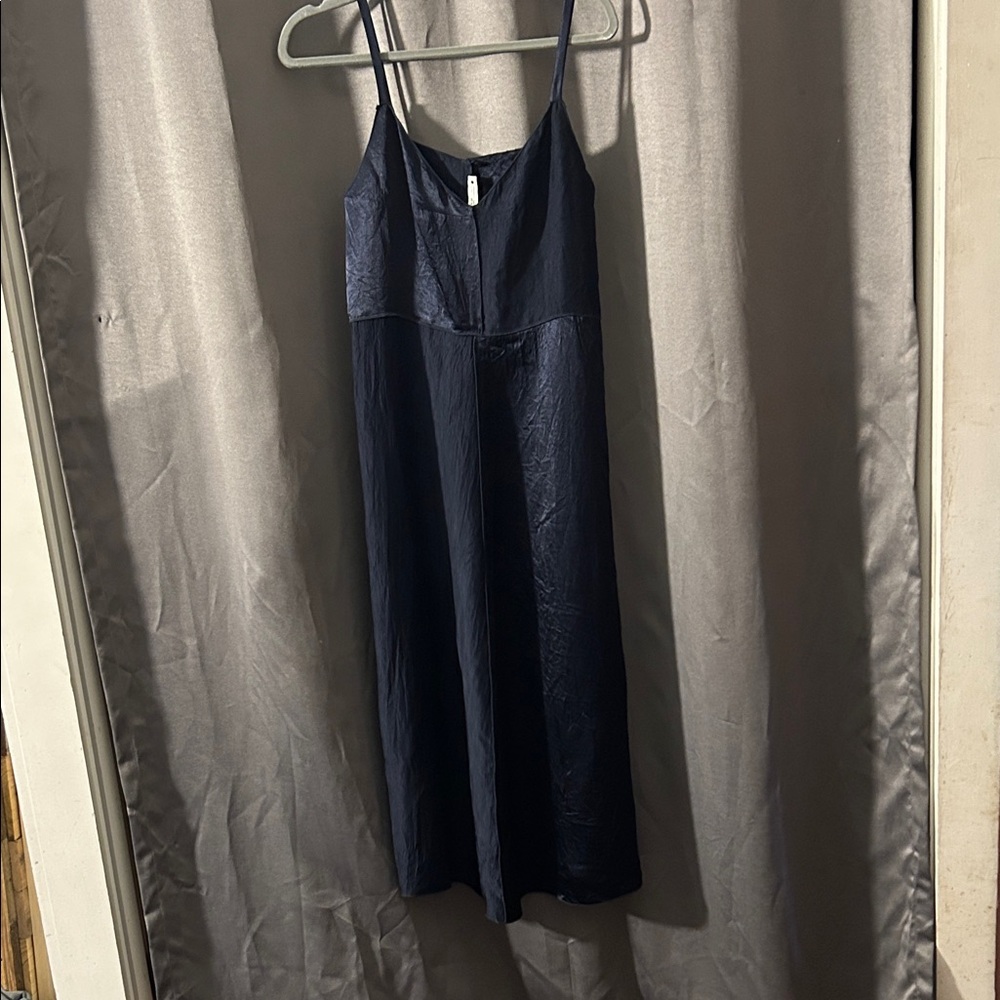Zara Navy Blue Midi Dress